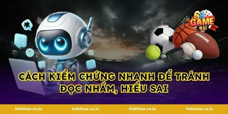 Cách kiểm chứng nhanh để tránh đọc nhầm, hiểu sai