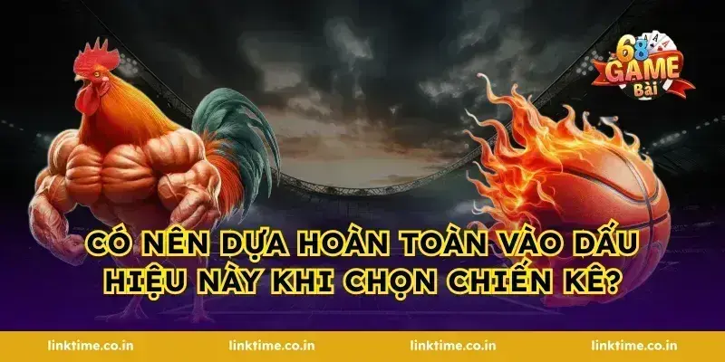 Có nên dựa hoàn toàn vào dấu hiệu này khi chọn chiến kê?